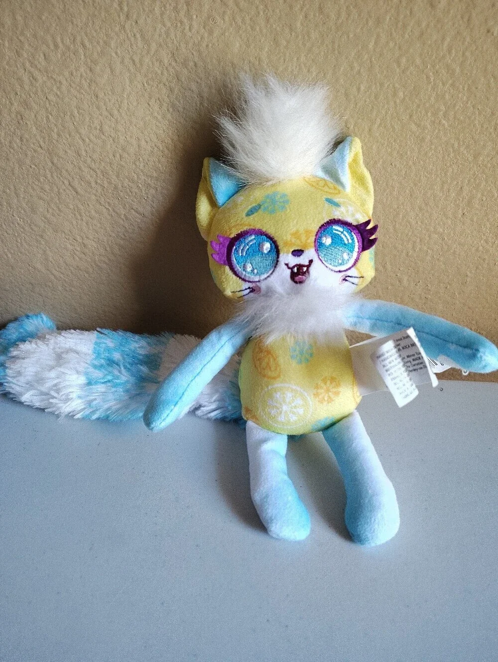 Just Play Fur By The Foot Carry Case & 3 Plush Characters Collectible Novelty